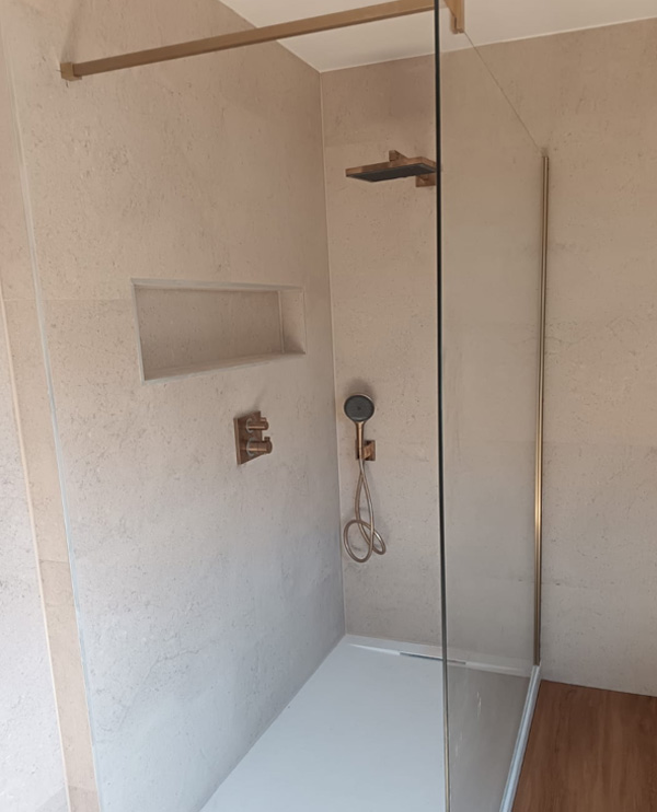 installation douche encastree alsace pk sanitaire